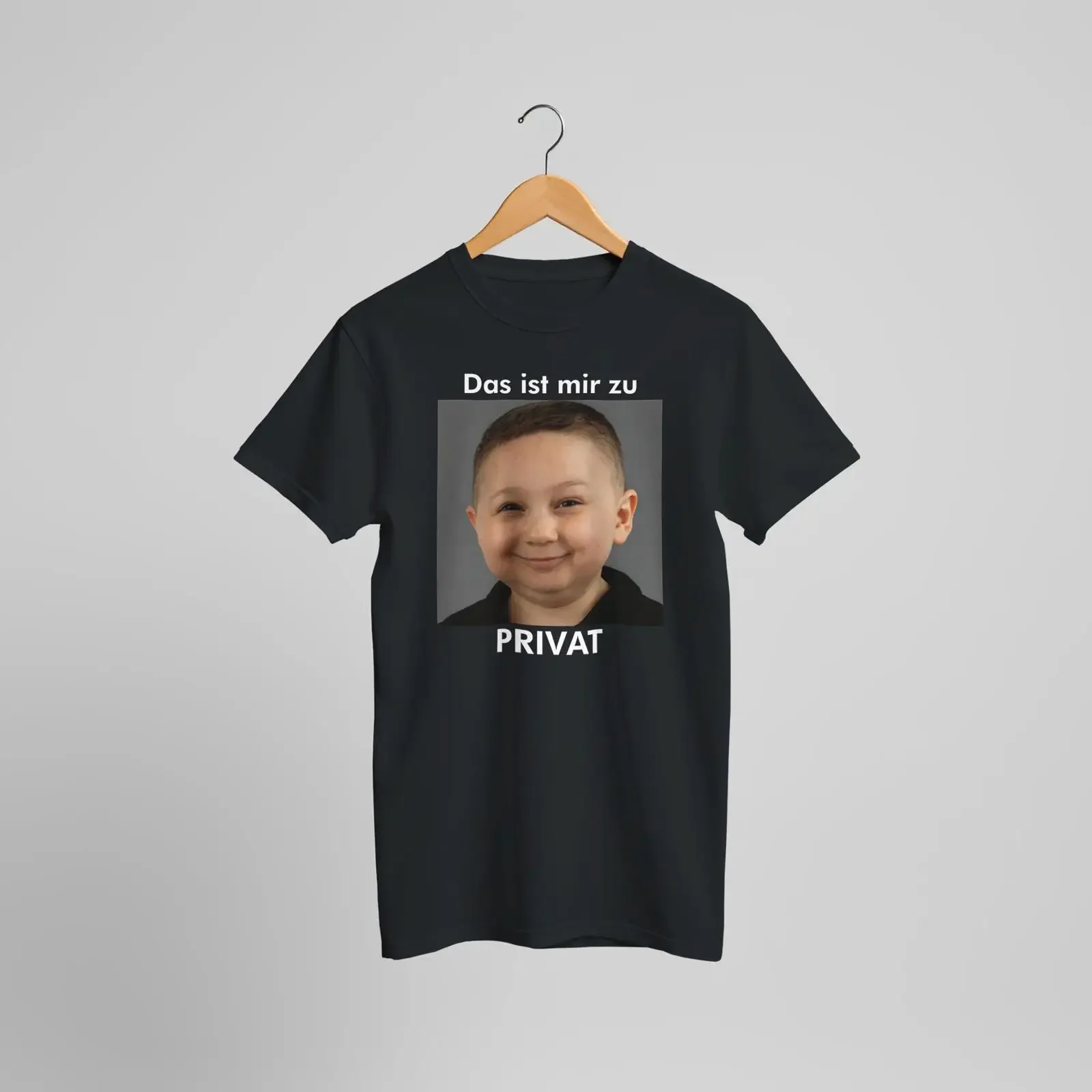 Timgioh That's Too Private T-Shirt, lustiges deutsches Meme, Streamer-Reaktion, Witz, Internet-Humor, Vintage, leicht verwaschener Grafikdruck