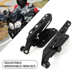For Suzuki Vstrom DL1000 V-strom DL650 DL 650 1000 Windscreen Adjusters CNC Windshield Bracket Windshield Support Holder kits