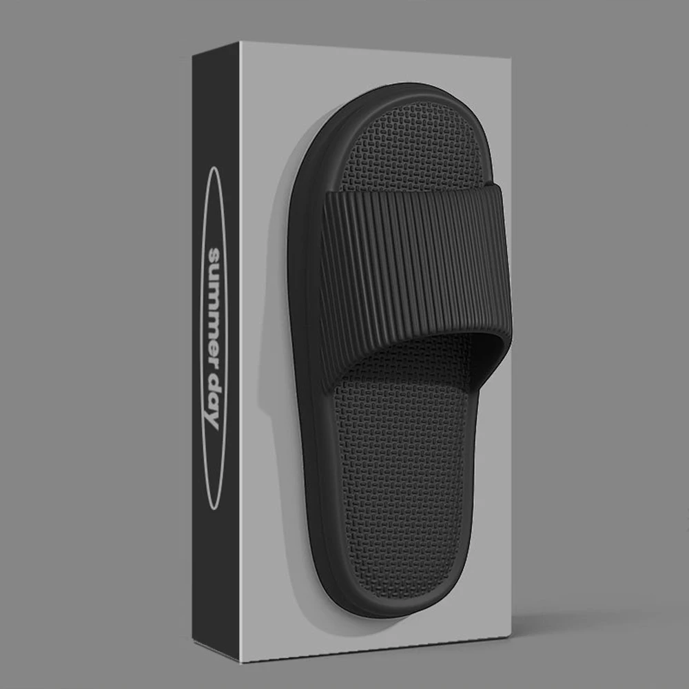 ZHIDA Cloud Slippers For Men Flip Flops Beach Sandals Male Slipper Bathroom Non-Slip Slides Men Women Slipper Indoor House Shoes image 4