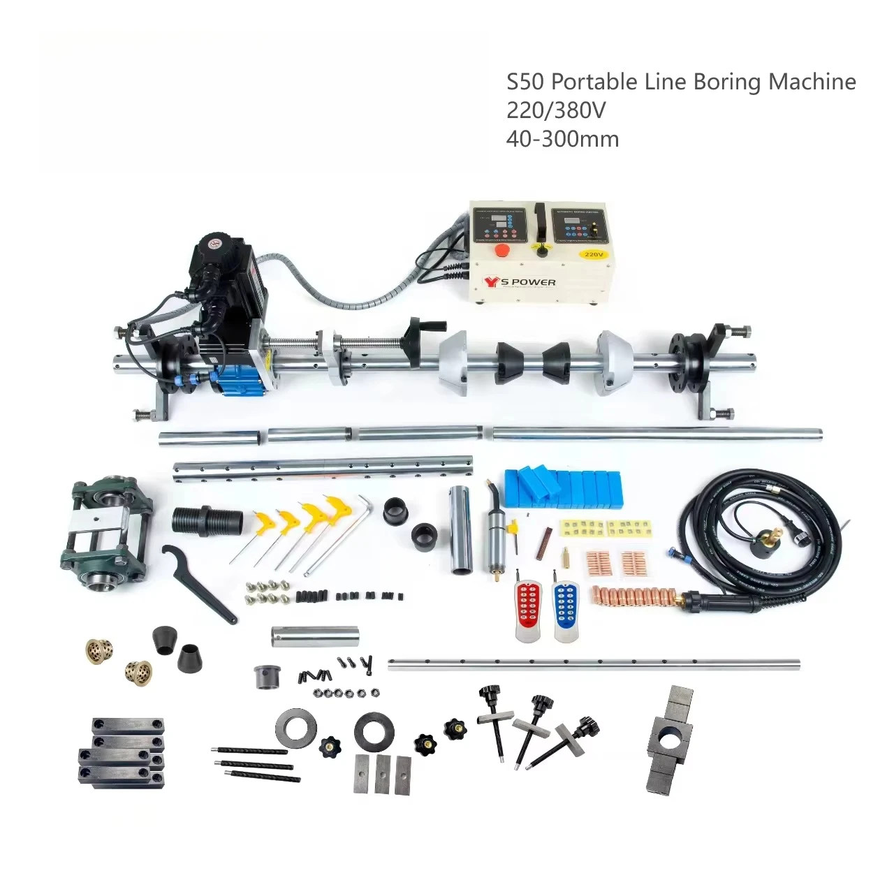 40-300 mm, 220 V para reparación de orificios de excavadora Soluciones eficientes Línea portátil Chalado y máquina de soldadura de orificios Amado de línea