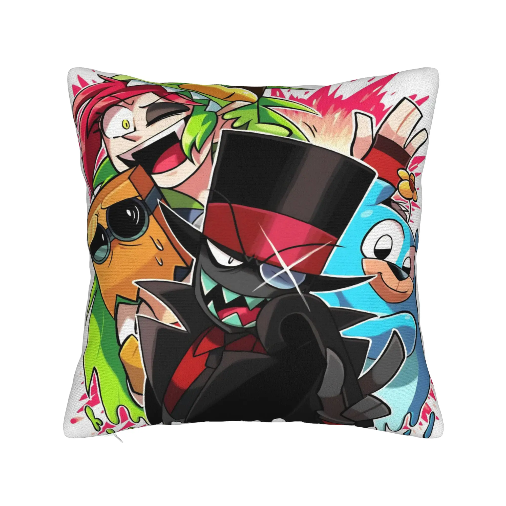 Decorative Pillowcase Villainous Comdy Stuff Home  Throw Pillow Case Cover Zipper Multi-Size