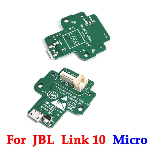 Conector de enchufe de carga con cable para JBL Link 10, interfaz Micro USB, nuevo
