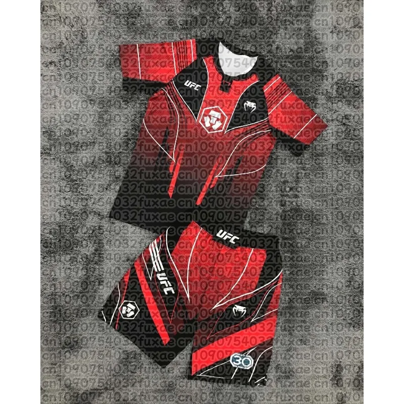 

Новый топ UFC для бокса Charles Oliveira, боевые футболки для мероприятий, мужские дышащие быстросохнущие трикотажные комплекты спортивной одежды для борьбы