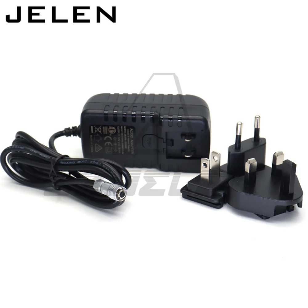 US UK EU 110-220V adapter to 4pin Female 12V for PORTKEYS  BM5IIIWR, BM5III,LEYE SDI ,LEYE III