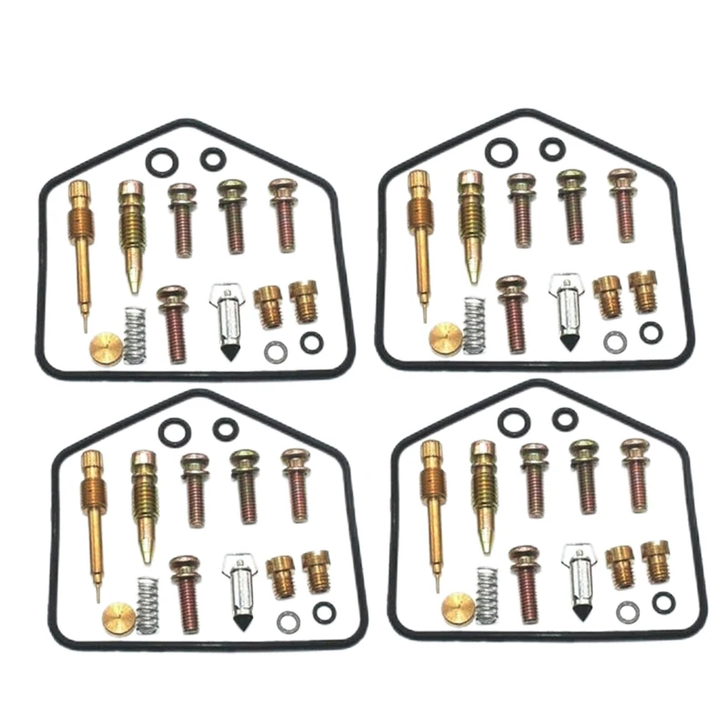 4 комплекта комплектов для ремонта прокладок карбюратора, пригодные для Kawasaki ZN700 ZN700A Z750 LTD KZ750H KZ 750 N Spectre, новый