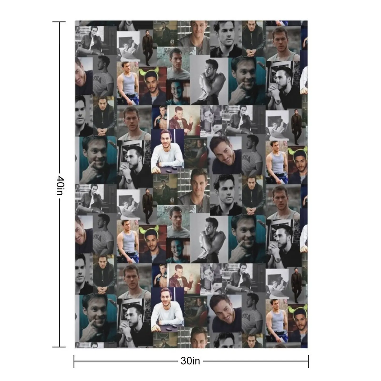 Chris Wood Throw Blanket for winter bed plaid Softest cosplay anime Thin Blankets Sofas Of Decoration Blankets
