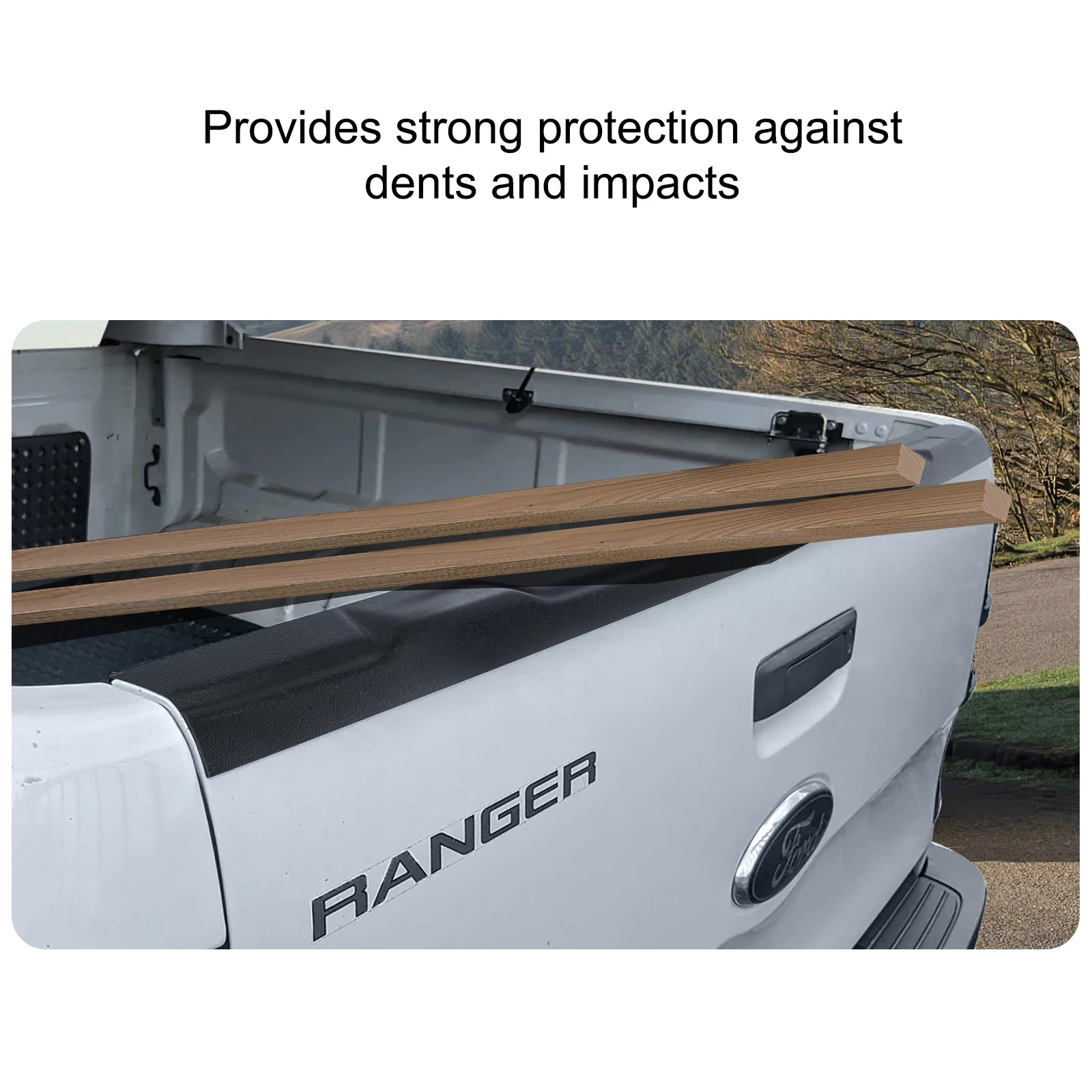 Tail Gate Protector Rear Spoiler Tailgate Cover Guard for Ford Ranger 2012-2022 T6 T7 T8 Wildtrak XLT XLS XL 4x4 Car Styling - Image 6