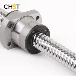 Ball Screw SFY2525 1000mm Any Length CNC High Speed Ballscrew R25 Lead 25mm SFE2525 2550 Precision Thread Screw End machined