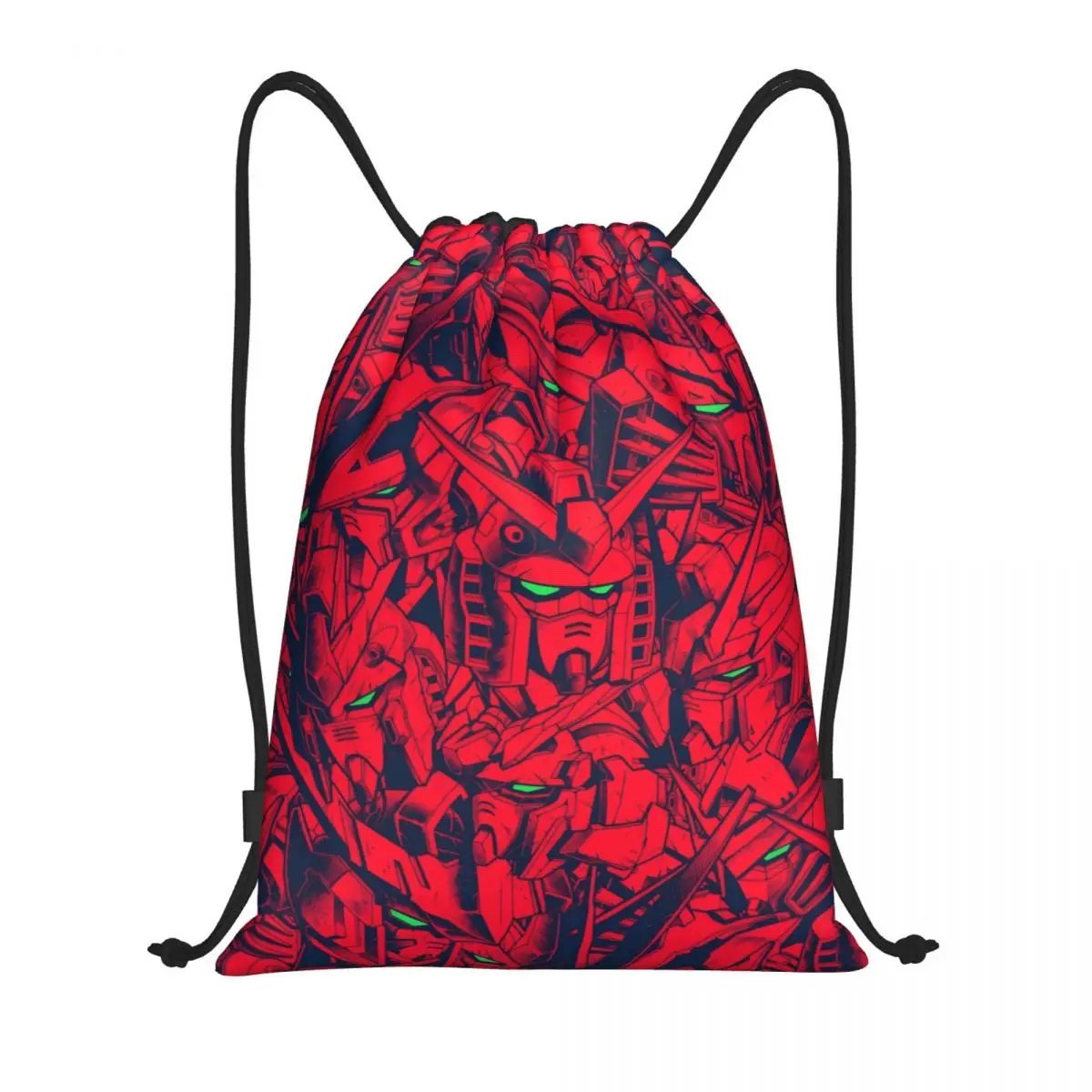 

G-Gundams Games Cartoon Drawstring Bag Men Women Portable Gym Sports Sackpack Animes Training Backpacks