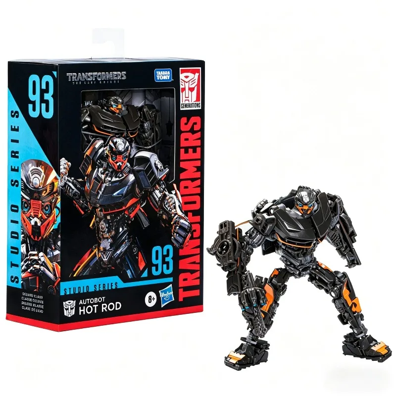 In Stock Hasbro Transformers Classic Movie D-Class Hot Rod Robot Action Figure, Exquisite Collectible Model, Birthday Gift - view 2