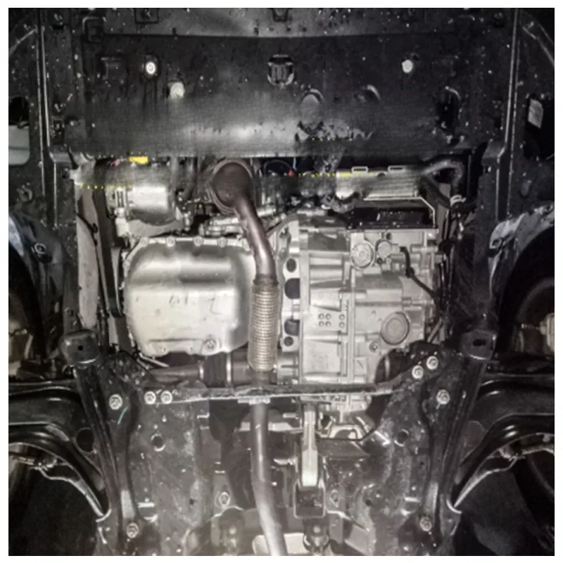 أعلى جودة سبيكة تحت لوحة حماية المحرك سبلاش درع الطين الحاجز غطاء لبيجو 2008 2014-2019 1.6L