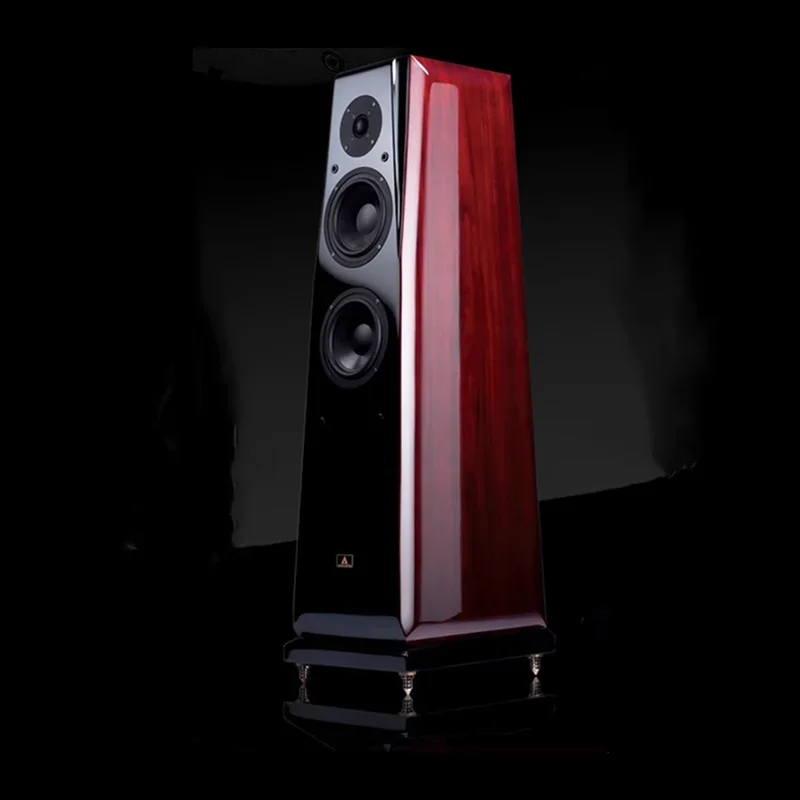 Aurum Cantus Melody 3 6.5 Inch Loudspeaker AC165/50CK Woofer Midrange DomeTweeter ADT32F 3 Way 3 Unit Piano Lacquer MDF