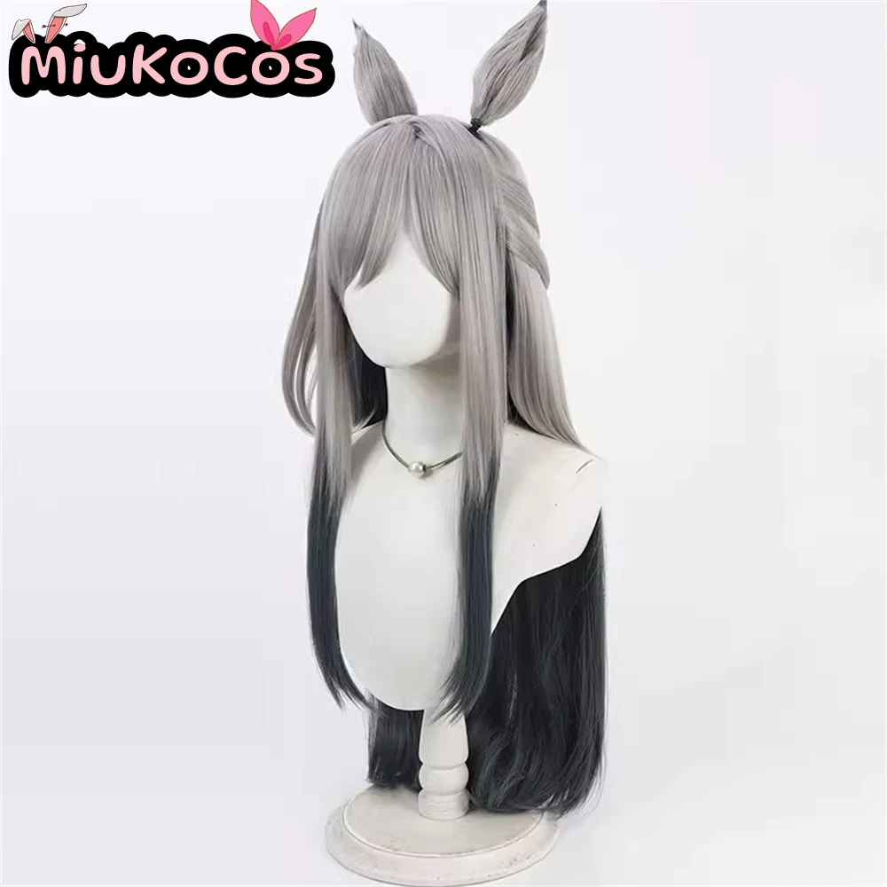 IN STOCK クロノジェネシス Chrono Genesis Cosplay Wig With Ears and Tail MiukoCosplay Umamusume:Pretty Derby Cosplay 4