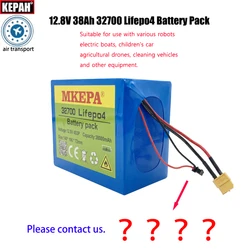 12.8V/14.6V 38Ah 32700 Lifepo4 battery 150A BMS Robot wheelchair electric boat UPS toy car drone uninterruptible power supply