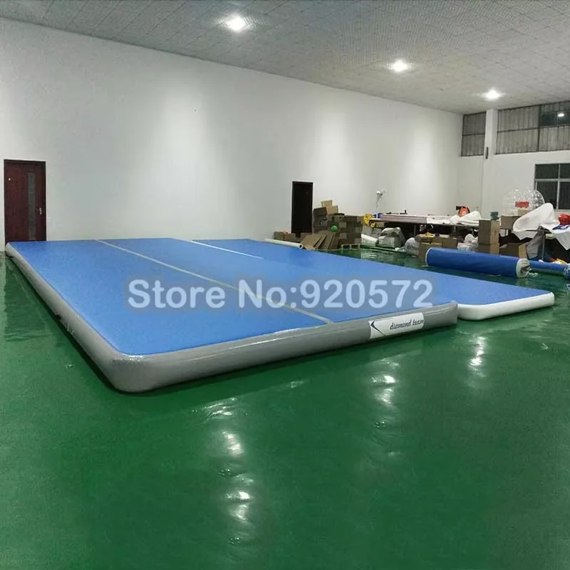 Free Pump 6x6X0.3m Releasable Connection Inflatable Gym Air Track Mattress,Inflatable Air Track Set With Varies Size