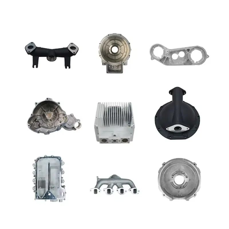 Industrial gear and anodized aluminum gravity casting numerical control machining parts for engine housing