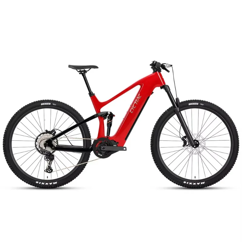 

48V 15Ah Carbon Fiber Mid Motor Electric Mountain Bike 29 27.5 Inch Hidden Battery Customizable Sport City Adult Bicycle