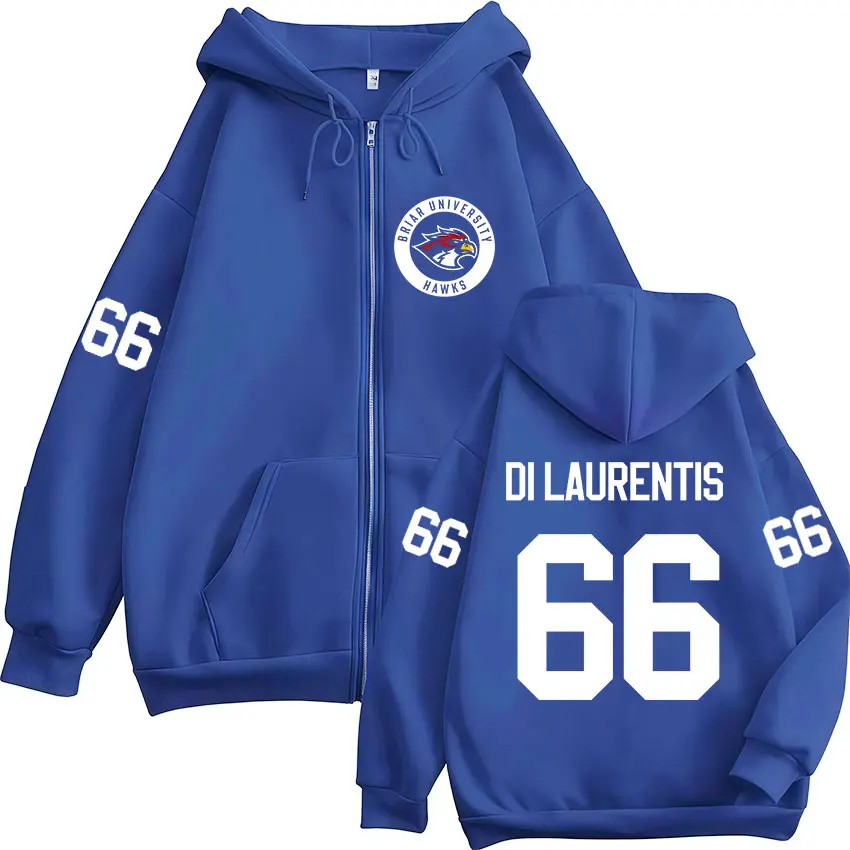 Di Laurentis 66 Off Campus Hockey Zipper Hoodies Herrenbekleidung Langarm-Kapuzenpullover mit Reißverschluss, Jacken, Mäntel, Streetwear – Detail 6