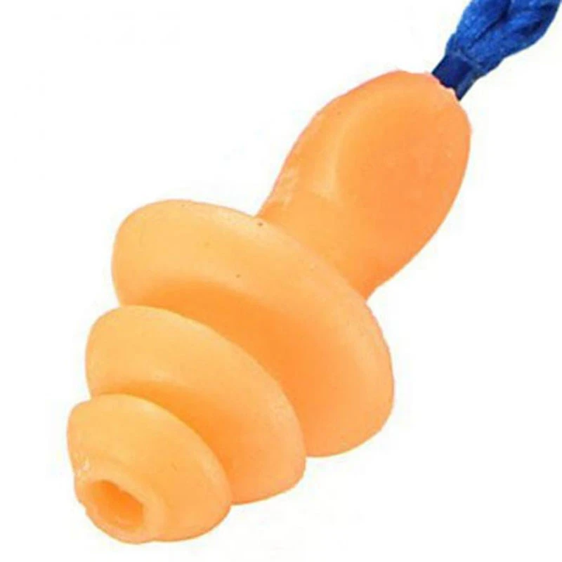 Autêntico Soft Silicone com fio Ear Plugs, redução de ruído, Christmas Tree Earplugs, protetores Earmuffs, 5pcs