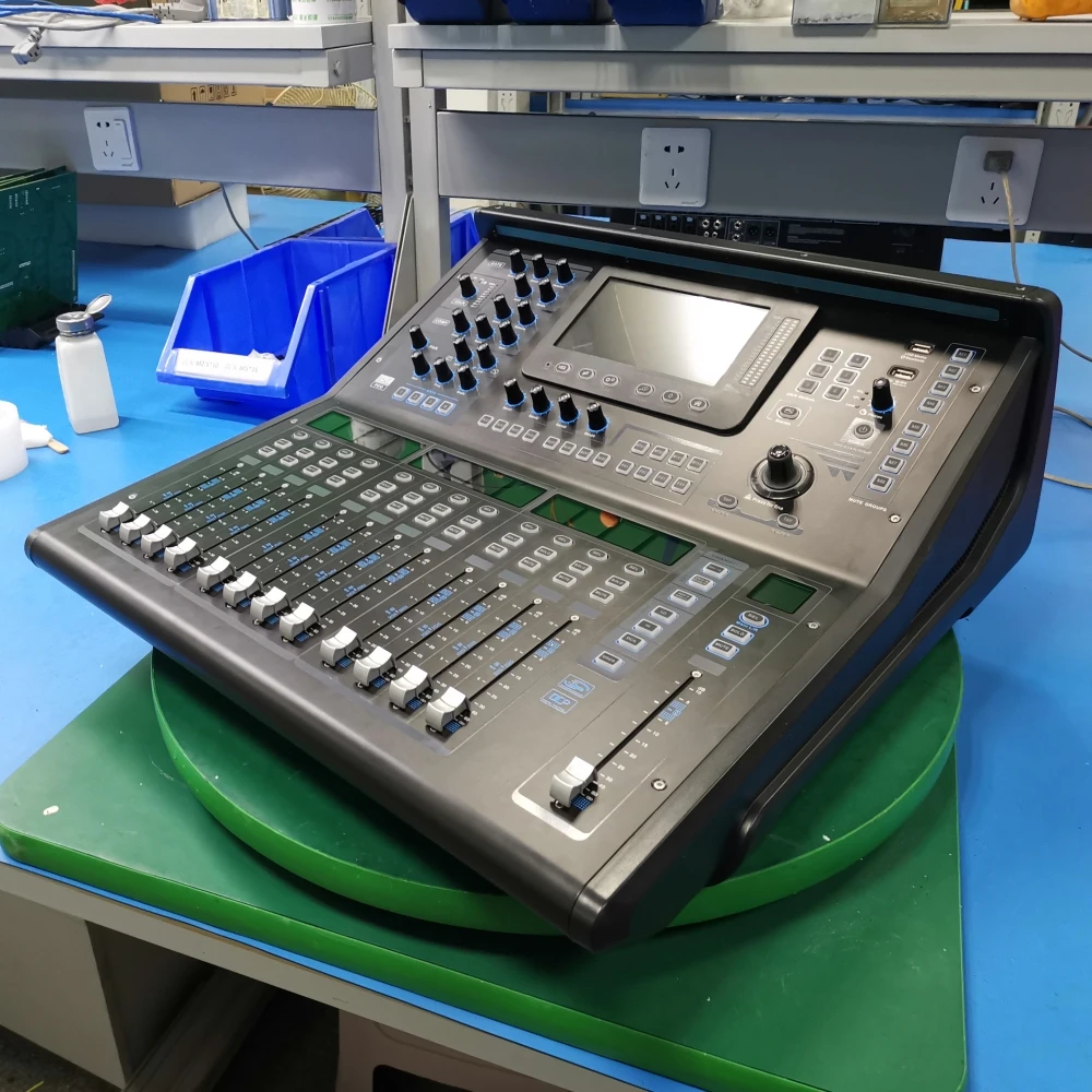Mansender OEM High Performance 22-Channel Digital Audio Mixer Console Quality Precision Live Sound Mixing Hot Sale MQ-22