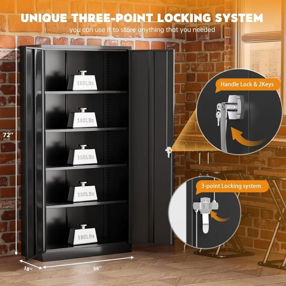 Steel Storage Cabinet 72