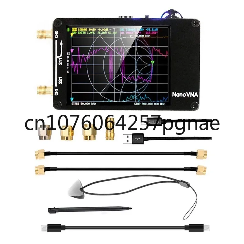 NanoVNA-H Upgraded Antenna Vector Network Antenna Analyzer MF HF VHF UHF with SD Card Slot