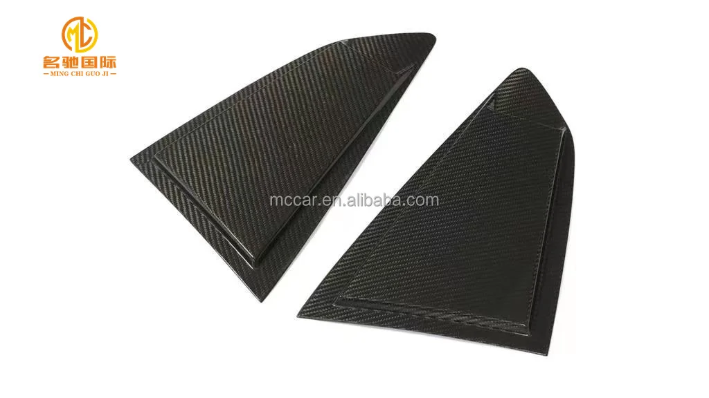 Carbon Fiber Fender Vents of Rear triangular window fit for Chevrolet Camaro Rear triangular window