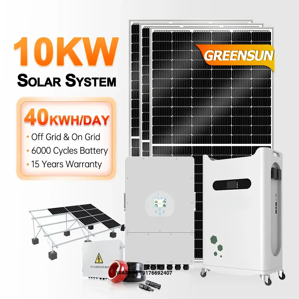 deye Home Solar Systems Complete 3kw 5kw 8kw 10kw 12kw in Stock Complete Kit Solar Power System Solar Panel Kit