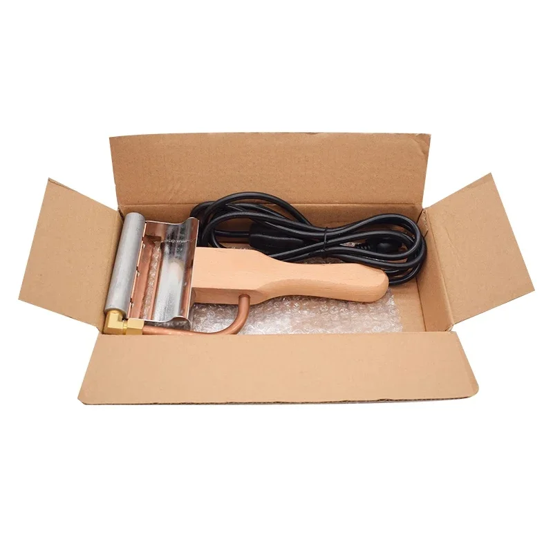 

Electric Honey Cutting Knife Tool for Cutting Honey Cutting Wax and Honey with Wooden Handle Electric Cut Extractor