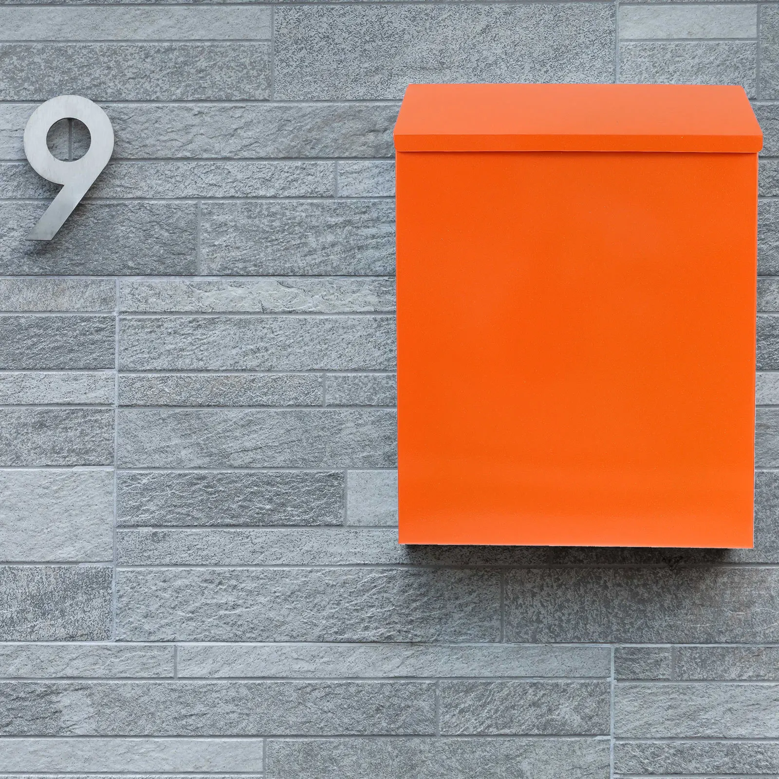 

1 set 1 Set Premium Iron Wall-Mount Mailbox, Diy Graffiti Design, Locking Hanging Mail Container, Pastoral Style Wall Post Box