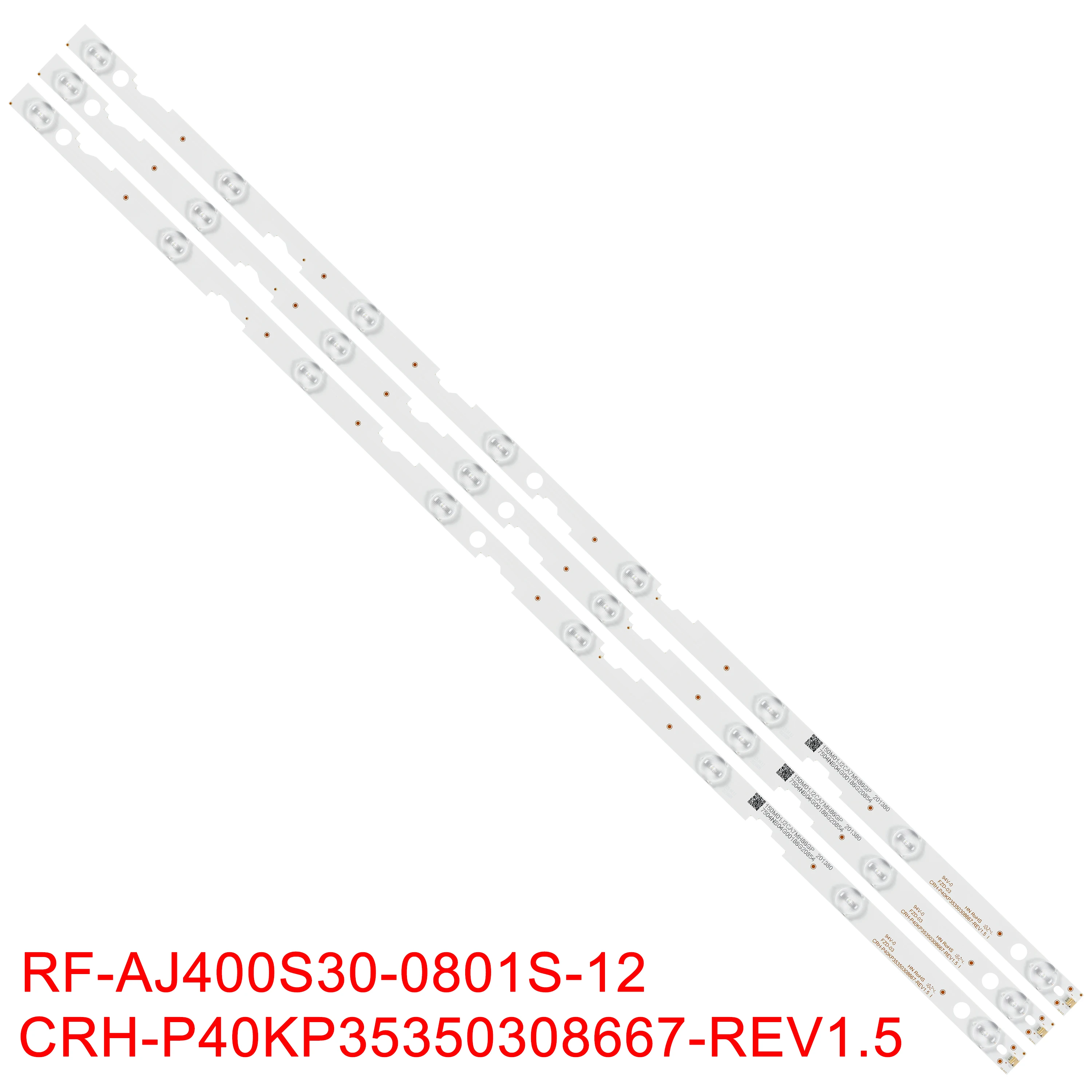 Retroiluminação LED para Sharp, LC-40FL3222EW LC-40UI7452E LC-40UG7252E LC-40FG3242E LC-40FI3222EW RF-AJ400S30-0801S-12 40/138M-GB A1