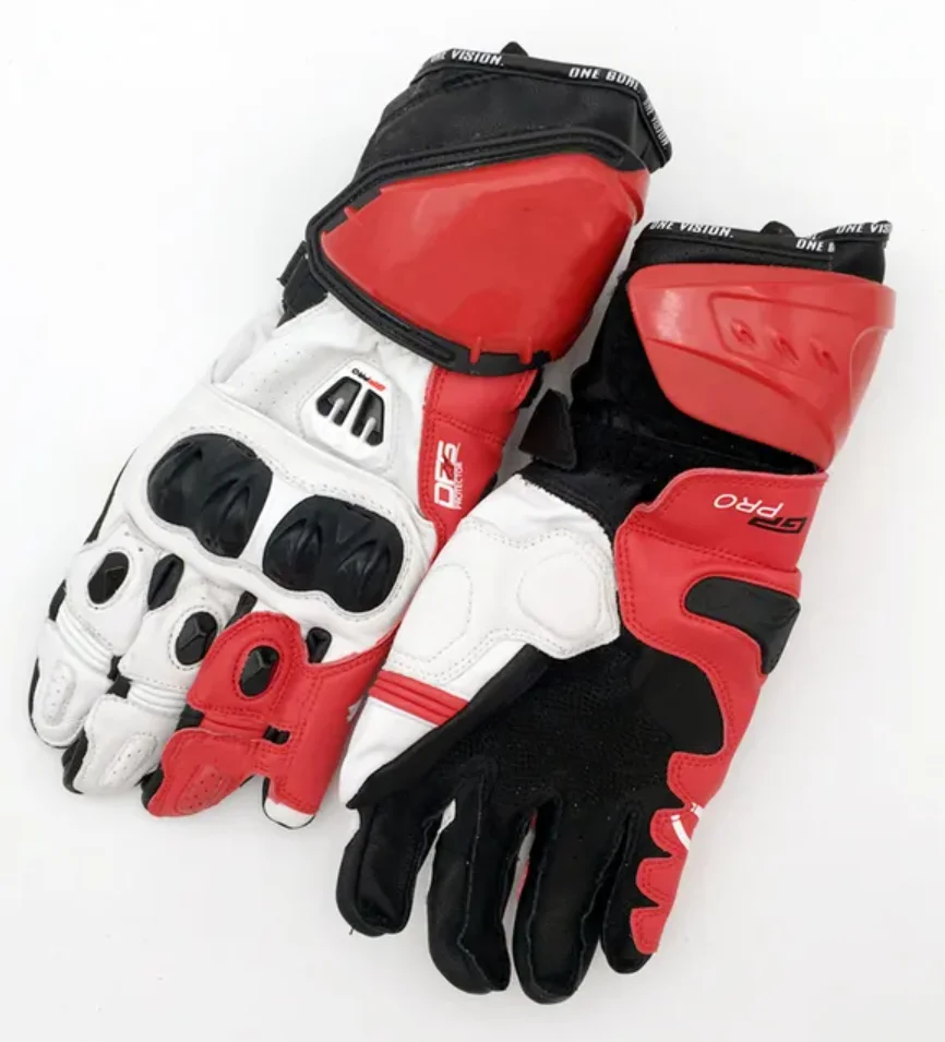 

New 4 Colors GP PRO R2 Motorcycle Long Gloves Racing Driving Motorbike Original Cowhide Gloves