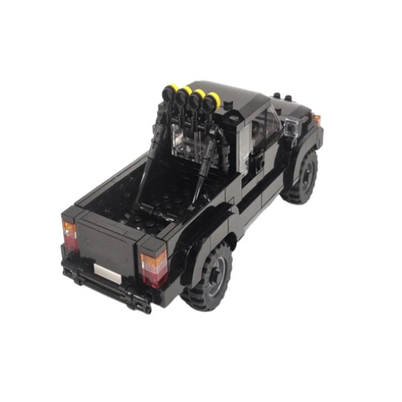 Klocki konstrukcyjne MOC-116403, małe elementy, 343 elementy, kreatywny pojazd, samochód, zabawka edukacyjna DIY, zestaw modelarski do składania, prezent.