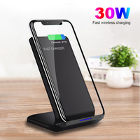 30W Wireless Charger for Samsung S24 S23 S22 Note 20 10 9 Induction Fast Charging Stand For iPhone 15 14 13 12 11 Pro XS Max XR