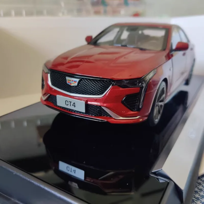 

Diecast 1:18 Scale Cadillac CT4 Original Full Car Openable Alloy Car Model Collectible Toy Gift Souvenir Display Ornament