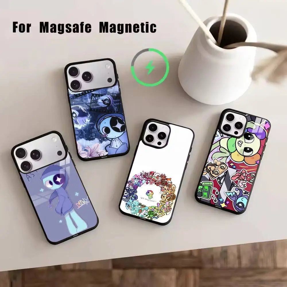 

Cute Sprunki Phone Case For iPhone17,16,15,14,13,12,11 Plus,Pro Magnetic For Magsafe Wireless Charging