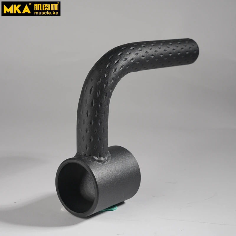 MKA L Bar Barbell Handle Accessories Easy to Use Fitness Single Arm Handle for Workouts Split Squats Rotations Home