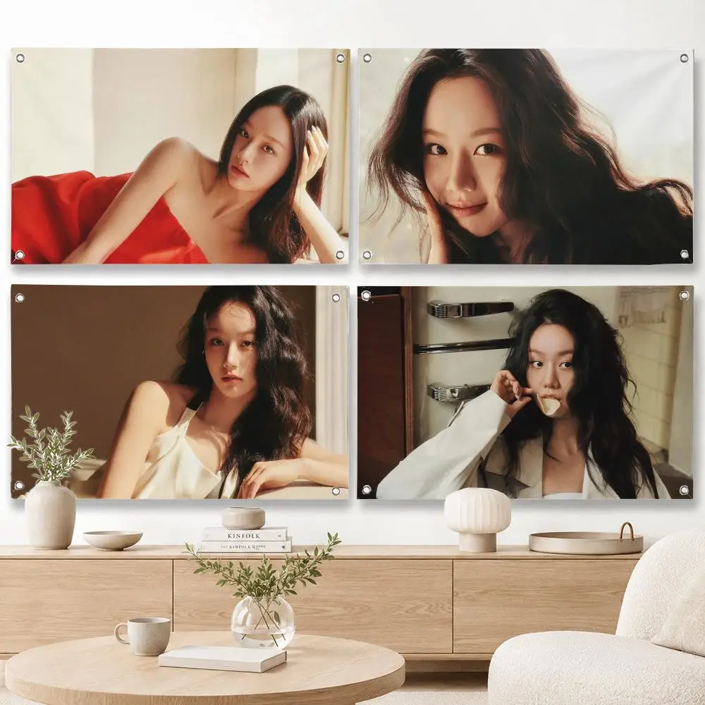 Actor Hyeri Flags Home Yard & Garden Decor Banner - Indoor Outdoor Wall Hanging Flag