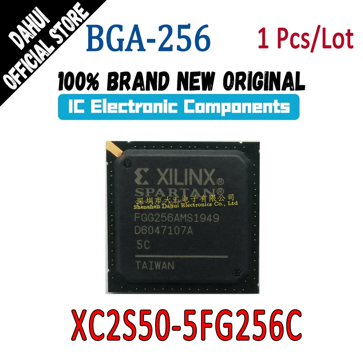 

XC2S50-5FG256C XC2S50 BGA-256 Programmable logic chip IC Brand New Original In Stock
