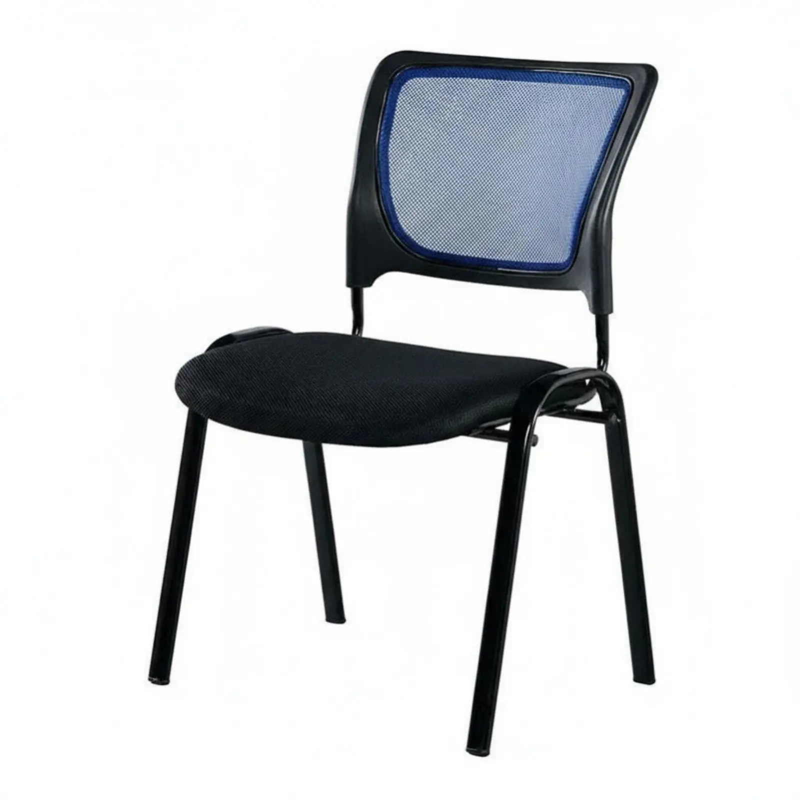 積み重ね可能なメッシュリアチェア-丈夫なフレームの座席家具-人間工学に基づいたサポート-オフィスワーカー、学生向け-組み立て不要