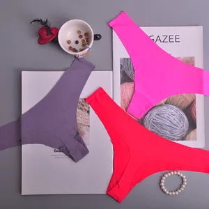 ملابس داخلية نسائية من الحرير المثلج غير ملحوم منخفضة الخصر V ملخصات الخصر القطن المنشعب تنفس ملابس داخلية رياضية سريعة الجفاف 3 قطعة أفضل 10 امرأة مبيعا ترتدي سراويل داخلية - رقم 7