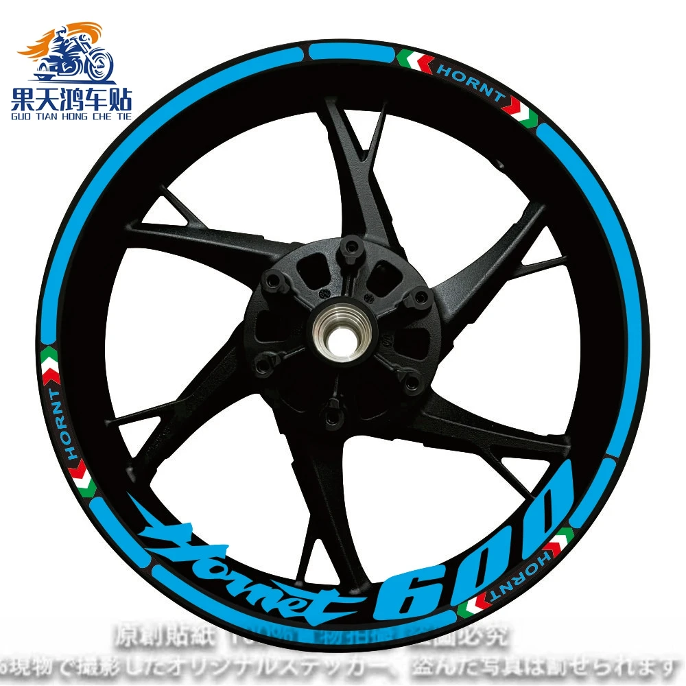 Set Dekorasi Hub roda 17 inci, Set dekorasi RAL CB 250 400 600 919 1000 untuk sepeda motor Honda F Hornet Rim Logo stiker reflektif