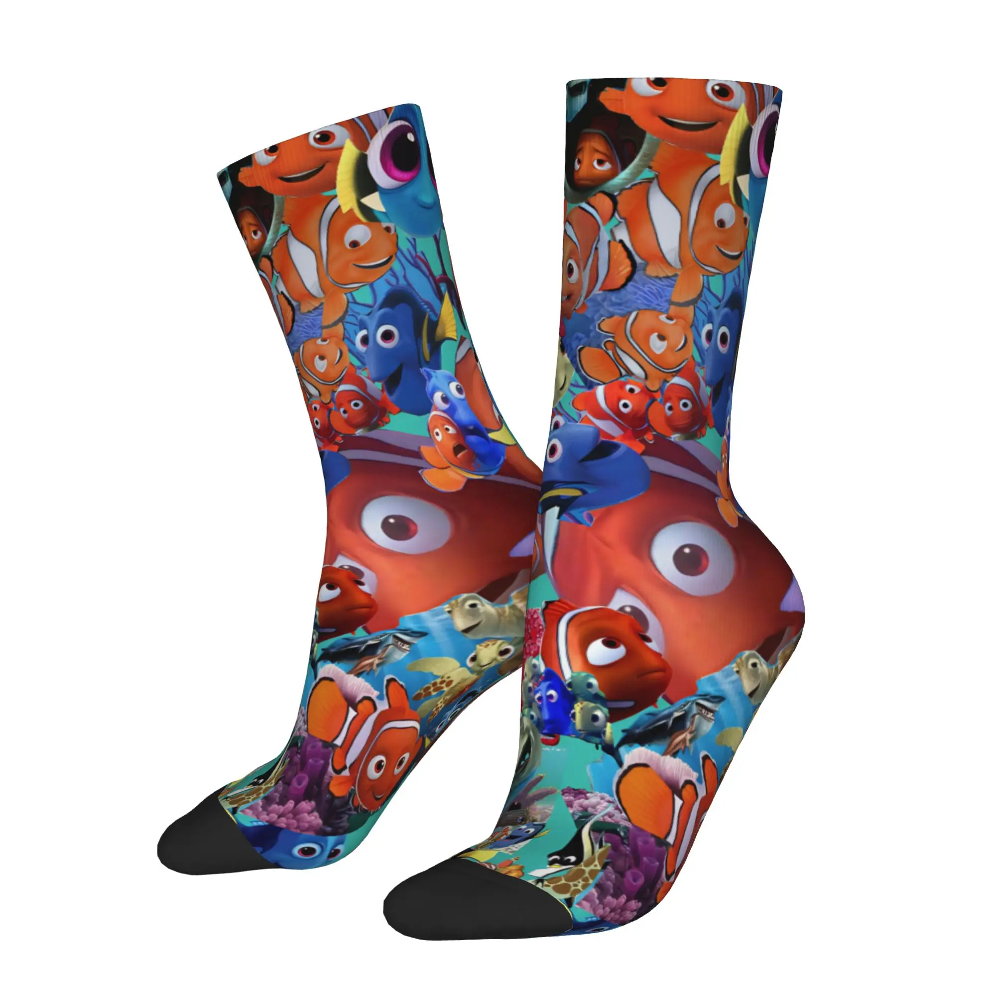 Nemos cartoon fish Design Socks Merchandise for Unisex Non-slip Sock