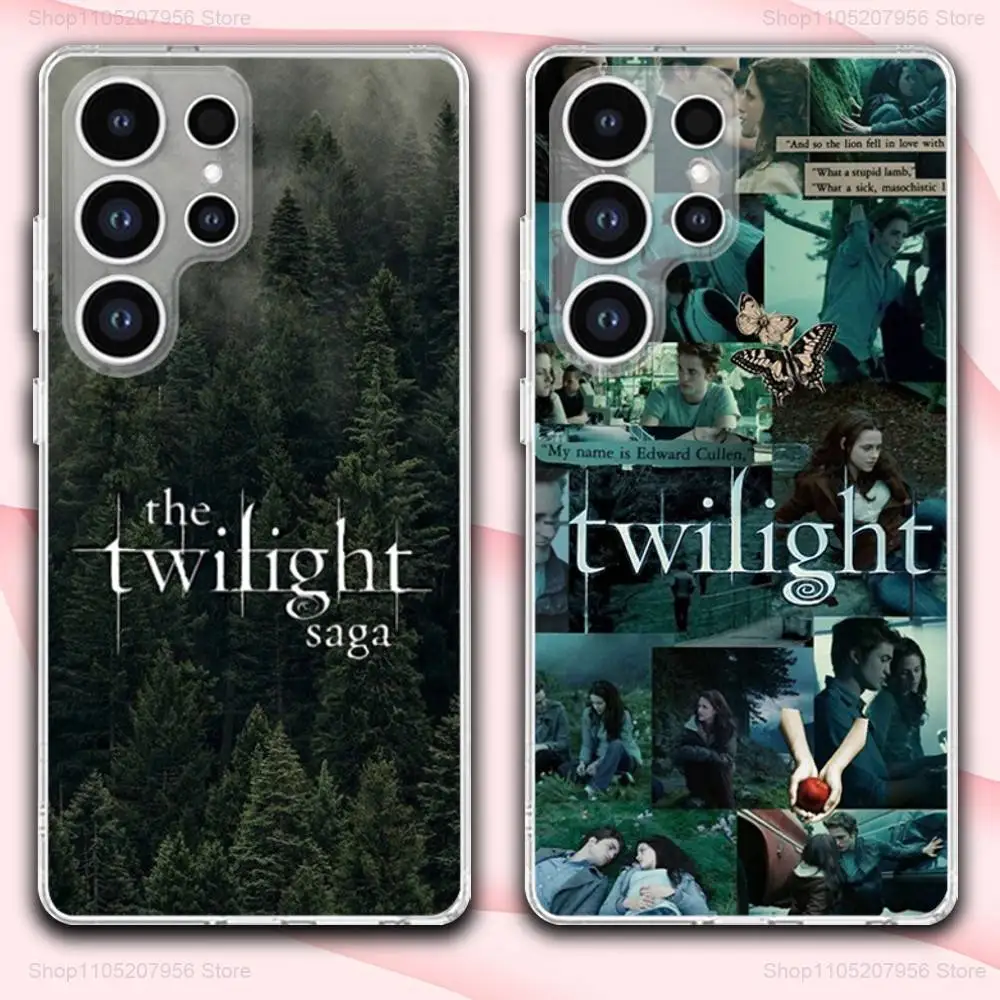 

T-TwilightS Movie Phone Case For Samsung A30,71,51,S9,10,20,Ultra,FE,Lite,S25,24,22,23,21,PIus,Transparent, Silicone