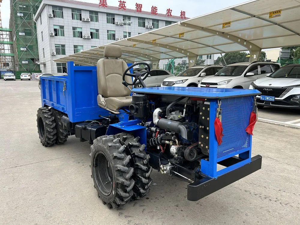 ISO Certified 64HP 4wd Max 4 Tons Loading Capacity Transporter Bamboo Tractor Hilly Slope M1500 Vehicles