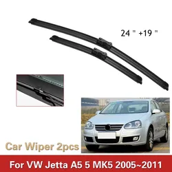 Car Front Wiper Blade For Volkswagen VW Jetta A5 5 MK5 2005~2011 Windscreen Windshield Accessories Window 2006 2007 2008 2009