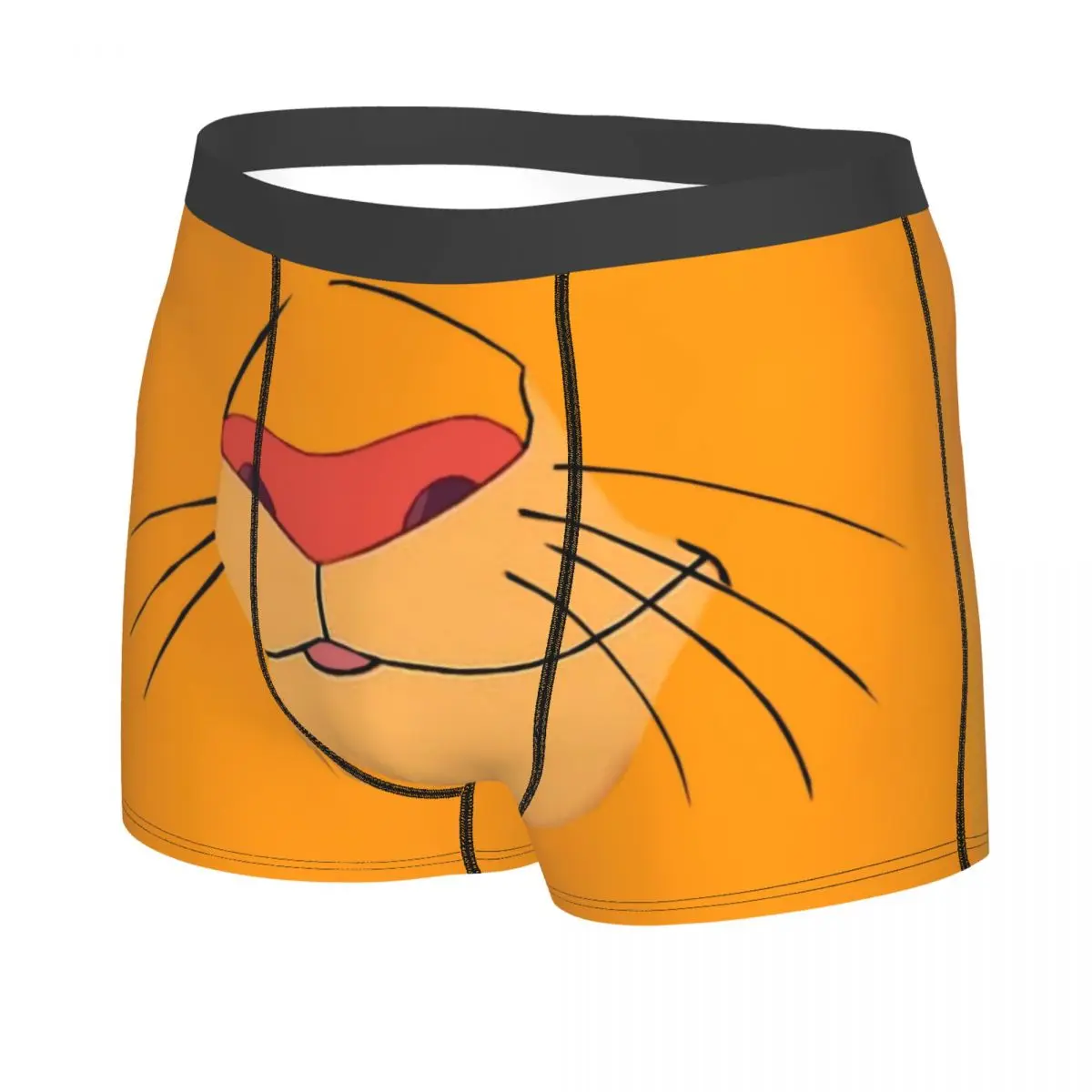 Male Fashion King Of The Jungle Underwear The Lion King Simba Boxer Briefs Breathable Shorts Panties Underpants