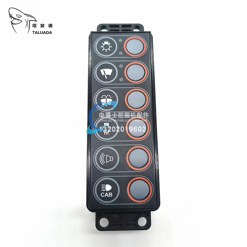 

For Switch Assy R215-9 R225-9 R335-9 R220LC-9S R140LC-9 R300LC-9S Headlight Wiper Controller Control Panel 21Q6-30601