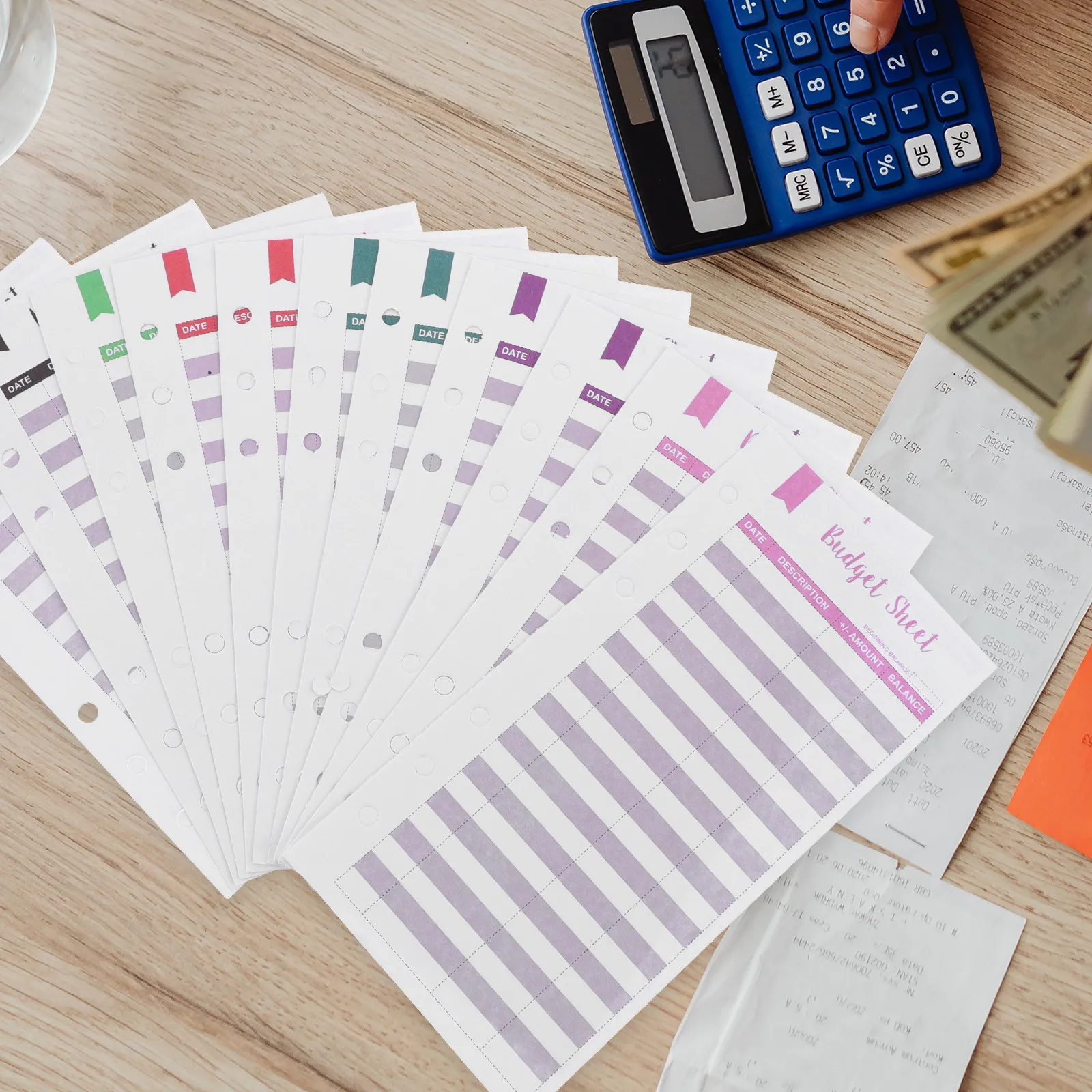 

Органайзер для бюджета: вкладыши-трекеры, конверты, планировщик расходов, папки для учета бюджета