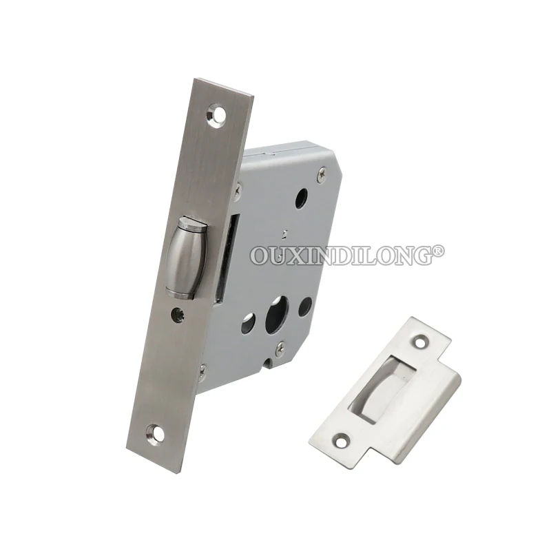 

1Piece 55ZR Stainless Steel Windproof Touch Bead Lock body Entrance Passage Door Lockbody Invisible Door Positioning Beads